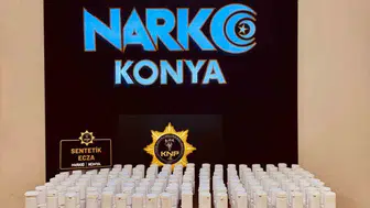 Konya narkotik ekipleri zehir tacirlerine ağır darbe indirdi