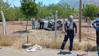 Elazığ Bingöl yolunda kaza bir kişi yaralı