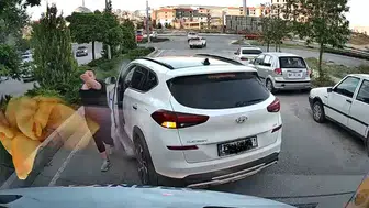 Elazığ trafiğinde korna krizi Yol kesti ve hesap sordu