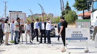 Niğde’de yolların altı değişiyor üstü yenileniyor