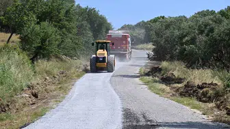 Manisa’da iki mahallenin ulaşım çilesi asfaltla sona eriyor