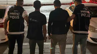 Kırıkkale polisi durdurduğu araçta uyuşturucu yakaladı