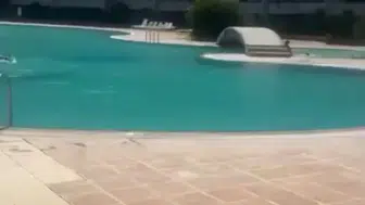 Mersin'de site havuzunda haşema krizi yaşandı