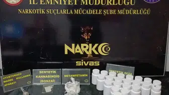 Sivas narkotik operasyonunda iki kişi cezaevine gönderildi