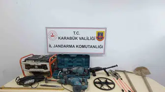 Karabük jandarmasından kaçak kazı ve uyuşturucu operasyonu