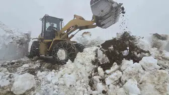 Rize yaylalarında Haziran ayında kar mesaisi başladı