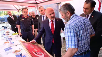 Aydınlı şehit polisin ailesine taziye ziyareti