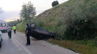 Malatya Doğanşehir yolunda direksiyon hakimiyetini kaybeden sürücü kaza yaptı