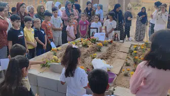 Mardin'de yangında hayatını kaybeden Melike karnesine kavuştu