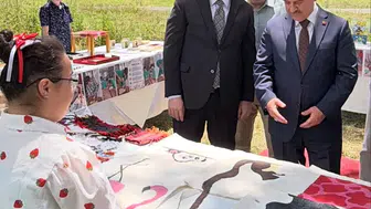 Düzceli özel öğrencilerin el emeği eserleri görücüye çıktı
