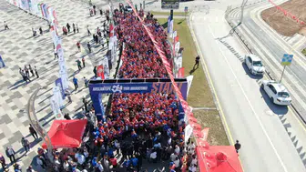 Arslantepe'de dev maraton heyecanı yaşandı