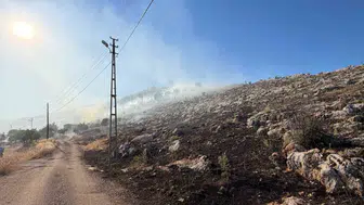 Adıyaman Ulubey Köyü sınırında anız yangını paniği