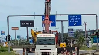 Akçakoca Sapak mevkiinde trafik düzeni değişti