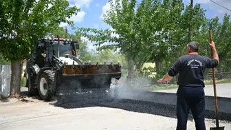 Yeşilyurt'ta ulaşım seferberliği Topsöğüt ile sürüyor