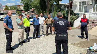 Sinop'ta polis ekiplerine yangın eğitimi verildi