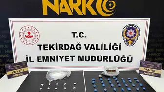 Tekirdağ polisi bir haftalık uyuşturucu denetiminde 8 kişiyi cezaevine gönderdi