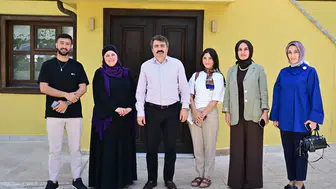 Yıldırım Belediye Başkanı Filistinli kadın girişimcileri ağırladı