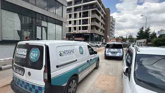 Eskişehir’de yüksek binada asansör yangını paniği