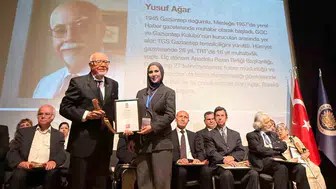 Gaziantepli gazeteci Yusuf Ağar yarım asırlık emeğiyle onurlandırıldı