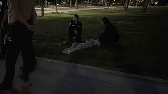 Konya merkezindeki parkta bulunan genç kız hastaneye kaldırıldı
