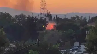 Bursa Kültür Yolu Festivali alanında çıkan yangın korkuttu