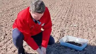 Tavas’ta çiftçinin tarlasına teknoloji dopingi