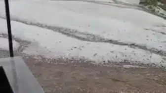 Yozgat'ta aniden bastıran dolu ve sel tarımı vurdu