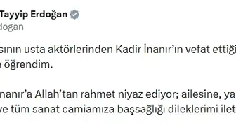Yeşilçamın efsanesi Kadir İnanır hayatını kaybetti