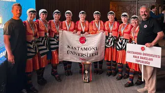 Kastamonu Üniversitesi horon ekibi Türkiye ikincisi oldu