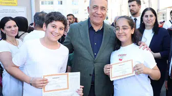 Sultangazi’de karne günü öğrenciler başkanla buluştu