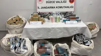 Düzce’de kargolara gizlenmiş kaçak ürün operasyonu