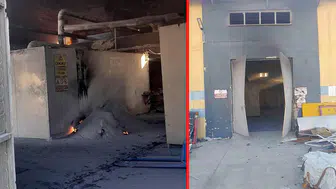 Korkunç patlama: Eritme kazanı bomba gibi infilak etti, 3 işçi yaralandı