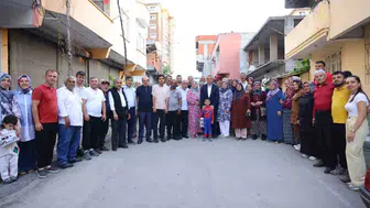 İlkadım Belediye Başkanı Kurnaz mahalle ziyaretlerini sürdürüyor