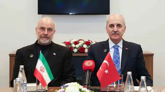Numan Kurtulmuş Bakü’de İran Meclis Başkanı ile bir araya geldi