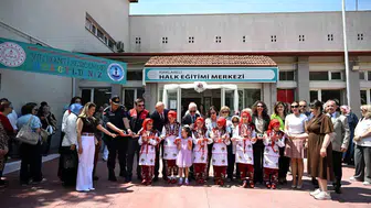 Kırklareli kursiyerlerin el emeği ürünlerini görücüye çıkardı