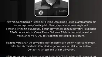 Rize’de arama kurtarma operasyonunda acı kayıp