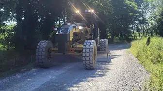 Düzce Musababa köyünde yol yenileme mesaisi