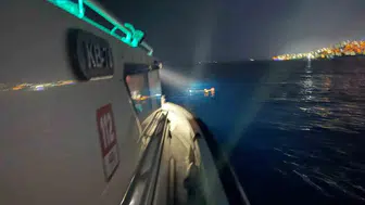 Bodrum açıklarında kulaç atarak Yunanistan'a geçmeye çalışan bir kişi yakalandı