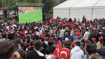 Bolu halkı Dünya Kupası için Anıtpark’ta bir araya geldi