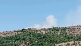 Palu'daki tarlalardan dumanlar yükseliyor
