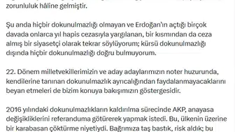 Kılıçdaroğlu 2016 dokunulmazlık oylaması için ilk kez bu kadar net konuştu