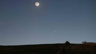Bitlis semalarında Ay ve iki gezegenin nadir buluşması