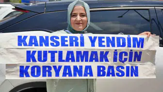 Kanseri yendi, Antalya trafiğinde kornalarla kutladı