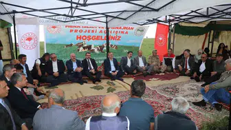 Karslı üreticiye kaba yem desteği geldi