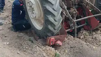 Eskişehir’de traktör kazası mucizevi şekilde ucuz atlatıldı