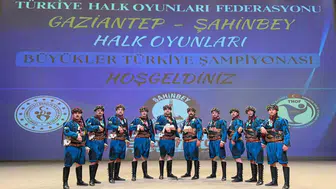 Zeybek ekibi Gaziantep’te Türkiye derecesiyle döndü