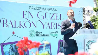 Gaziosmanpaşa’da çiçek açan balkonlara 40 bin liraya varan ödül