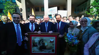 Gençlerden Erdoğan'a özel Babalar Günü hediyesi