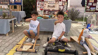 Osmaniyeli minikler kentin tarihini sergide buluşturdu
