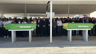 Sivas’taki feci kazada hayatını kaybeden çift son yolculuğuna uğurlandı